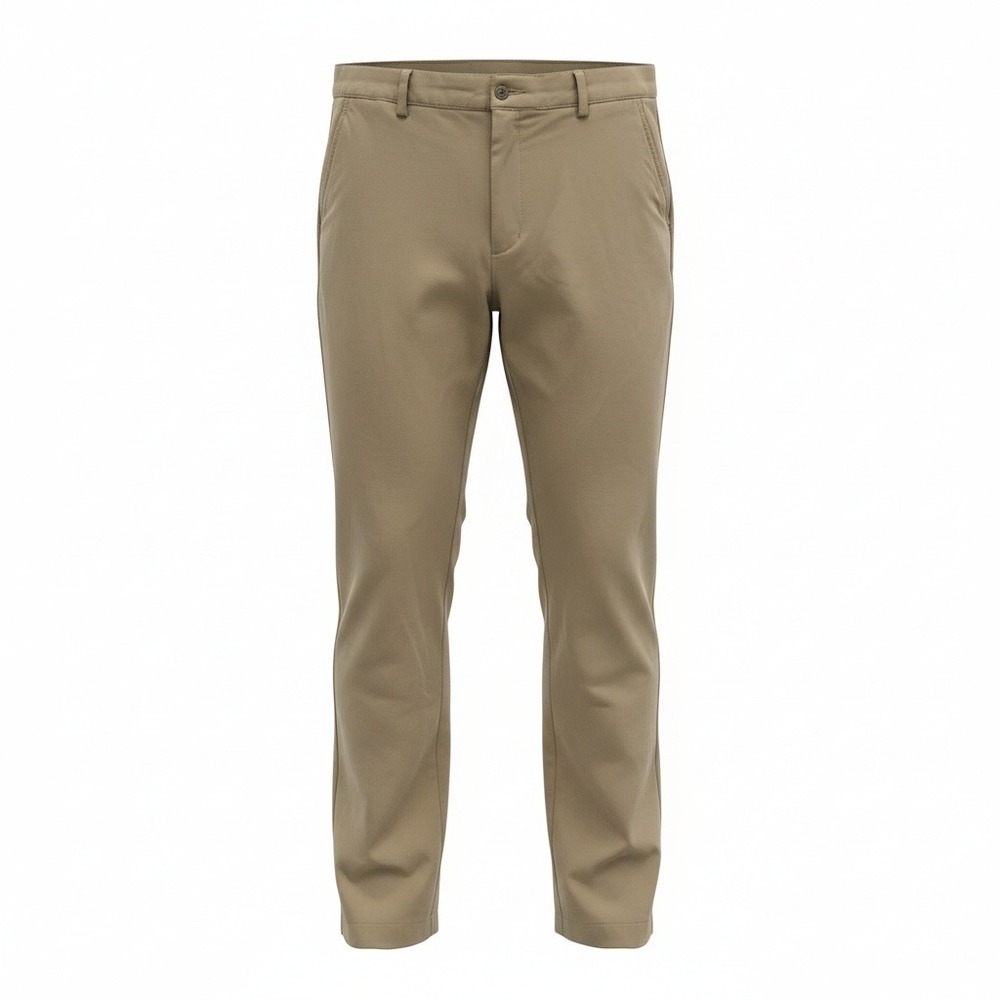 Bonobos Washed Chinos 36x30 Khaki Tan Straight Fit Plaid Lining Cotton Pants